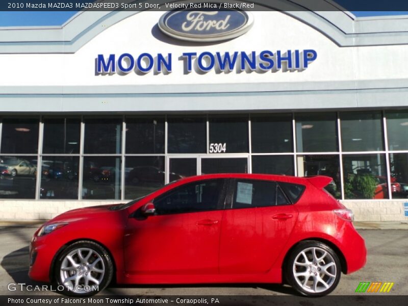 Velocity Red Mica / Black/Red 2010 Mazda MAZDA3 MAZDASPEED3 Sport 5 Door