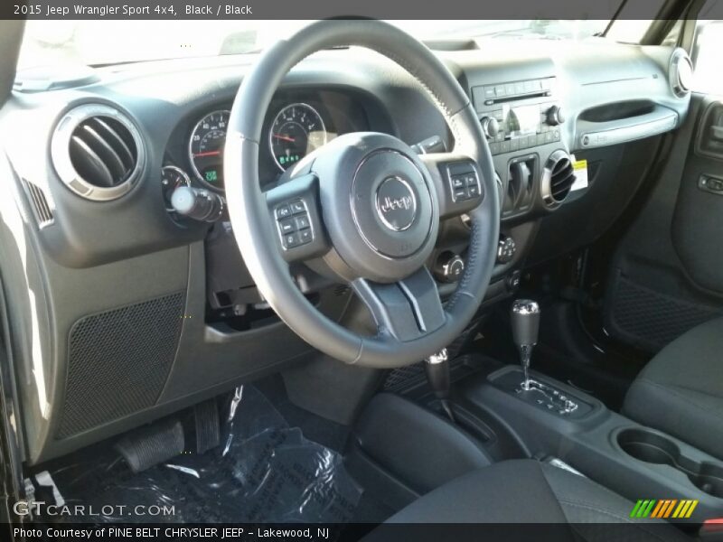 Black / Black 2015 Jeep Wrangler Sport 4x4