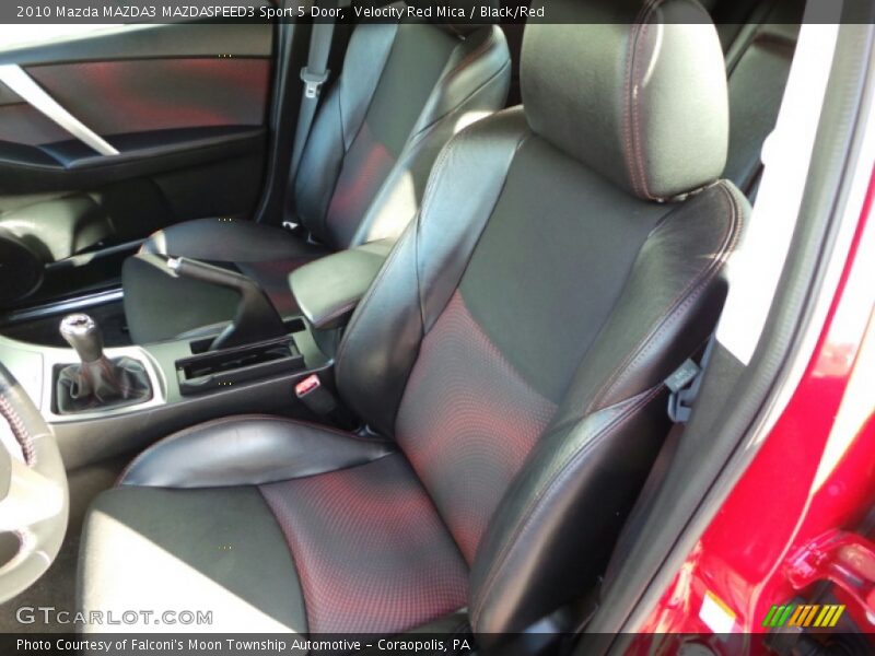 Velocity Red Mica / Black/Red 2010 Mazda MAZDA3 MAZDASPEED3 Sport 5 Door