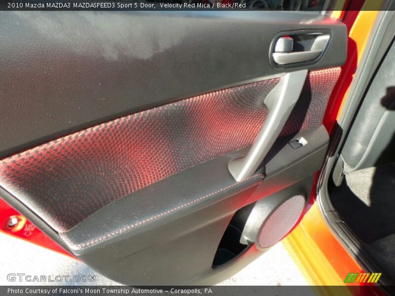 Velocity Red Mica / Black/Red 2010 Mazda MAZDA3 MAZDASPEED3 Sport 5 Door
