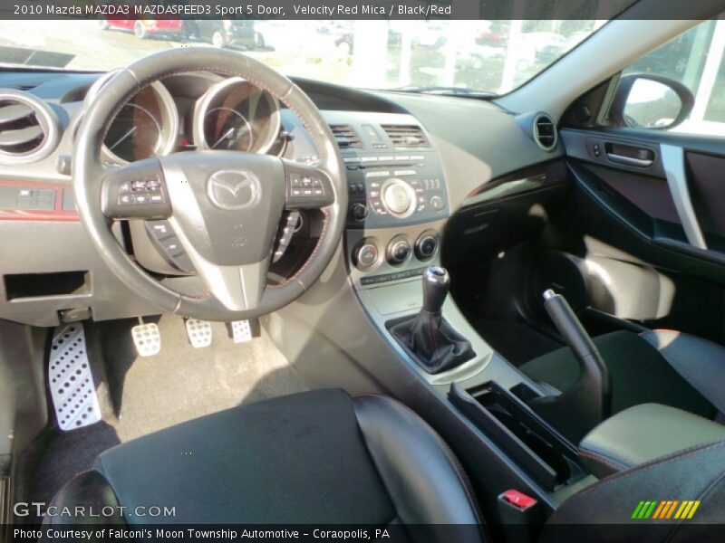 Velocity Red Mica / Black/Red 2010 Mazda MAZDA3 MAZDASPEED3 Sport 5 Door