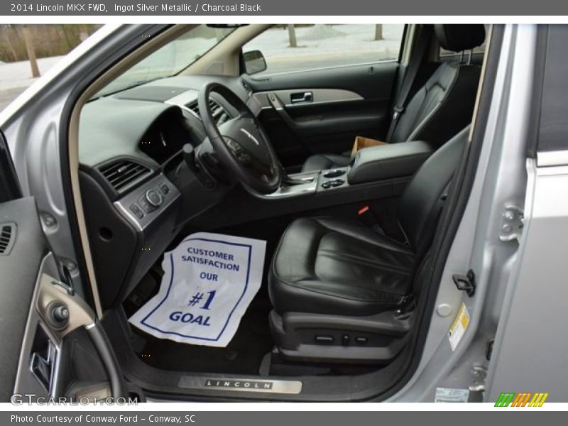 Ingot Silver Metallic / Charcoal Black 2014 Lincoln MKX FWD