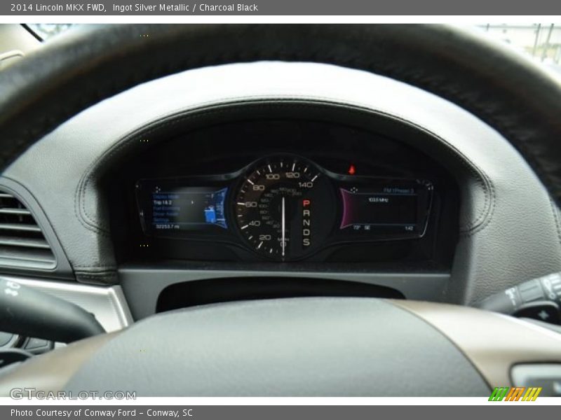 Ingot Silver Metallic / Charcoal Black 2014 Lincoln MKX FWD