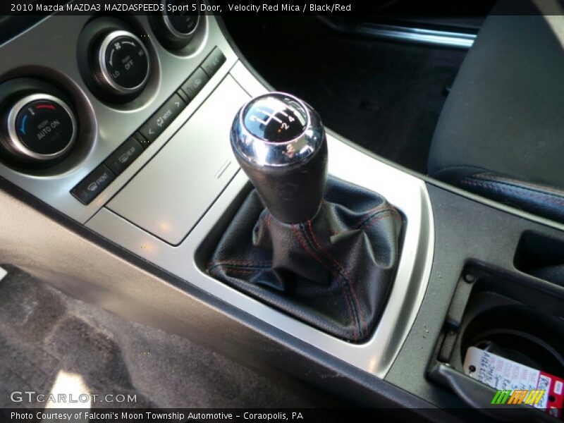 Velocity Red Mica / Black/Red 2010 Mazda MAZDA3 MAZDASPEED3 Sport 5 Door