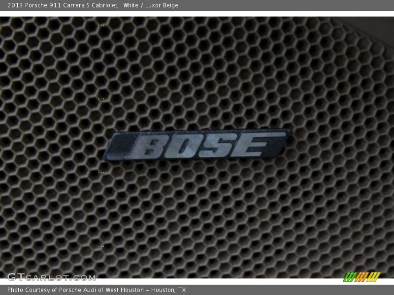White / Luxor Beige 2013 Porsche 911 Carrera S Cabriolet