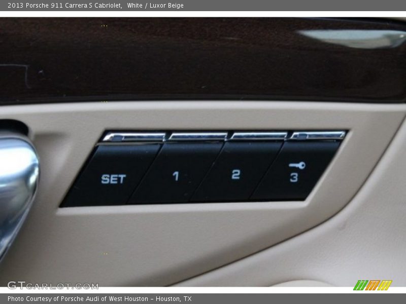 White / Luxor Beige 2013 Porsche 911 Carrera S Cabriolet