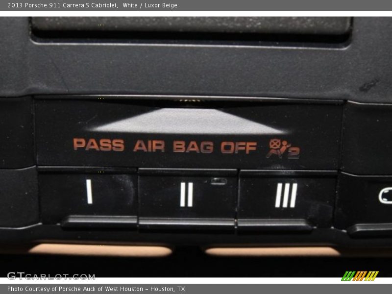White / Luxor Beige 2013 Porsche 911 Carrera S Cabriolet