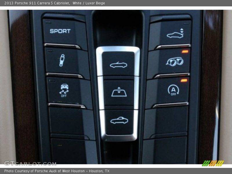 White / Luxor Beige 2013 Porsche 911 Carrera S Cabriolet