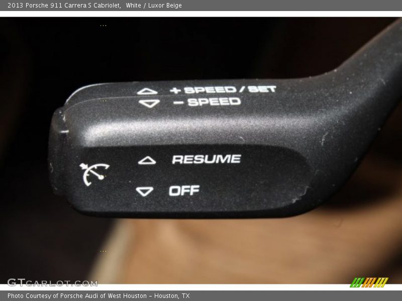 White / Luxor Beige 2013 Porsche 911 Carrera S Cabriolet