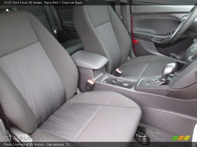 Race Red / Charcoal Black 2015 Ford Focus SE Sedan