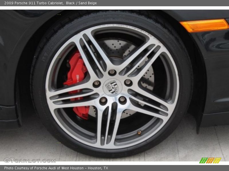 Black / Sand Beige 2009 Porsche 911 Turbo Cabriolet