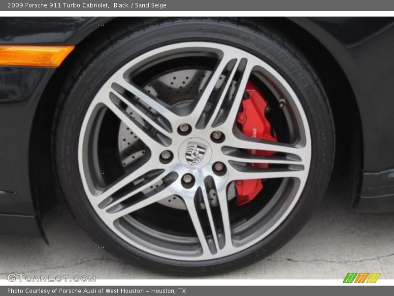 Black / Sand Beige 2009 Porsche 911 Turbo Cabriolet