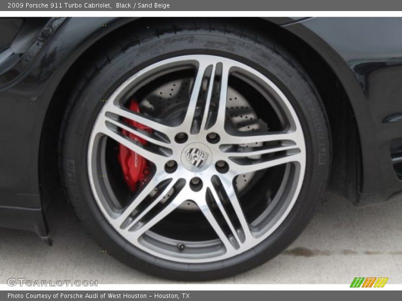 Black / Sand Beige 2009 Porsche 911 Turbo Cabriolet