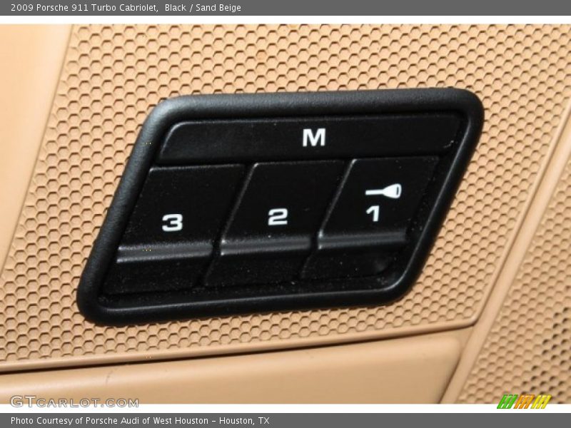 Black / Sand Beige 2009 Porsche 911 Turbo Cabriolet