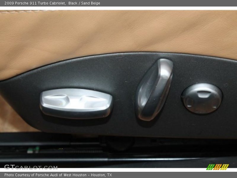 Black / Sand Beige 2009 Porsche 911 Turbo Cabriolet