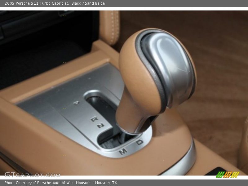 Black / Sand Beige 2009 Porsche 911 Turbo Cabriolet