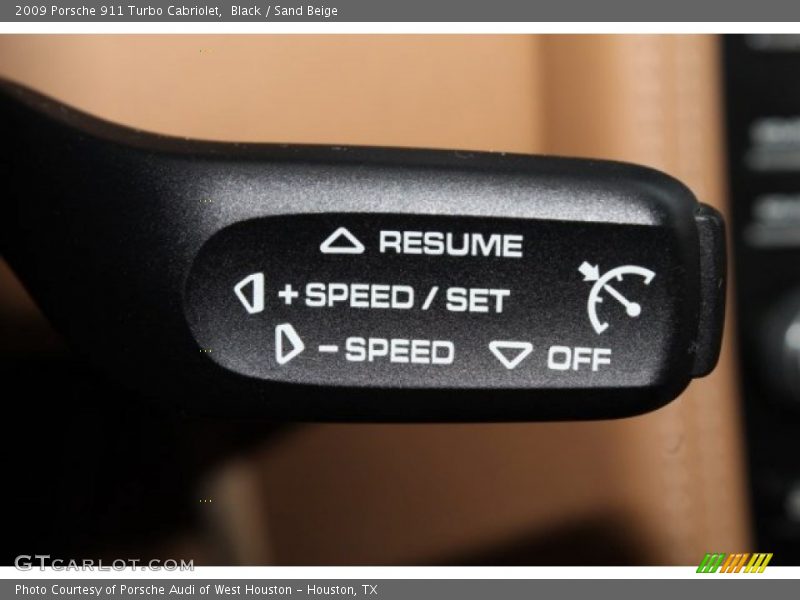 Black / Sand Beige 2009 Porsche 911 Turbo Cabriolet