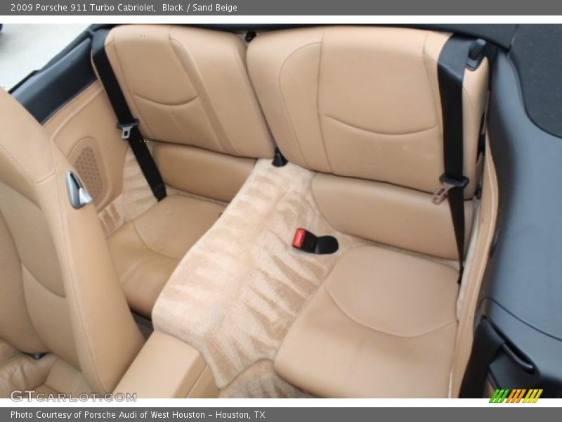 Black / Sand Beige 2009 Porsche 911 Turbo Cabriolet