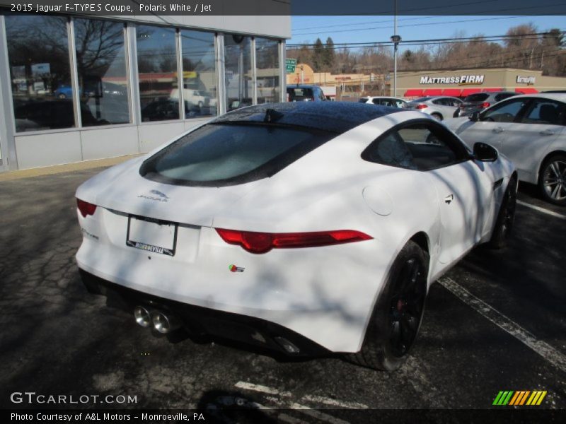 Polaris White / Jet 2015 Jaguar F-TYPE S Coupe
