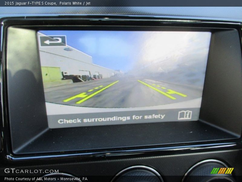Polaris White / Jet 2015 Jaguar F-TYPE S Coupe