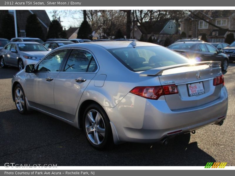 Silver Moon / Ebony 2012 Acura TSX Sedan