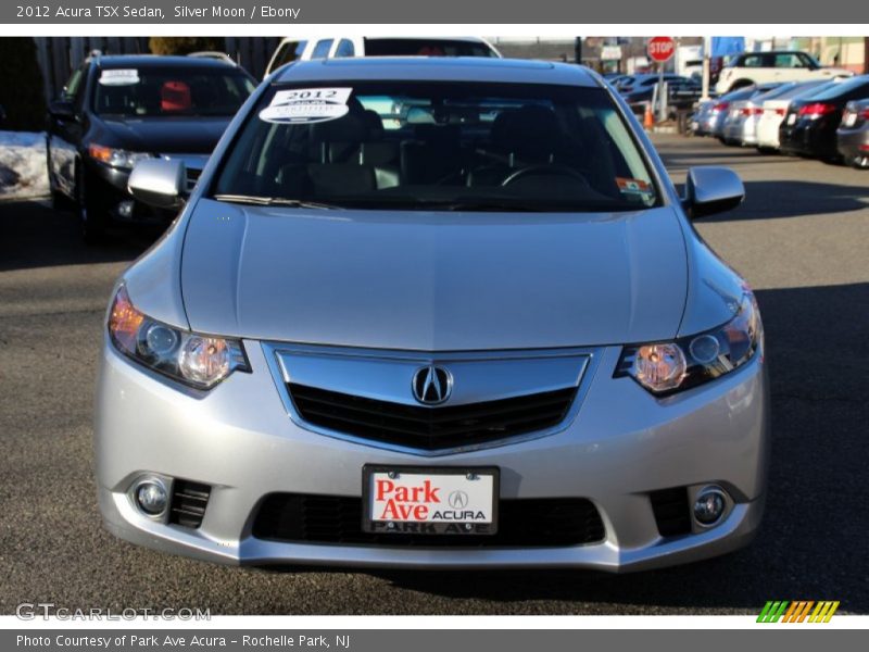Silver Moon / Ebony 2012 Acura TSX Sedan