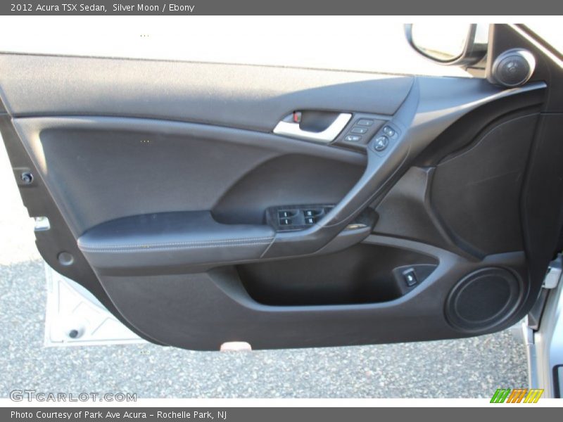 Silver Moon / Ebony 2012 Acura TSX Sedan