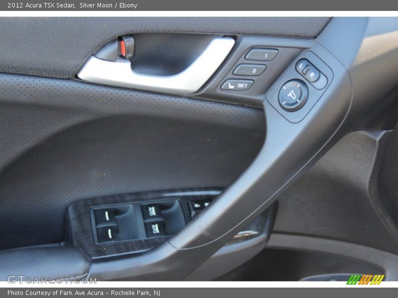 Silver Moon / Ebony 2012 Acura TSX Sedan