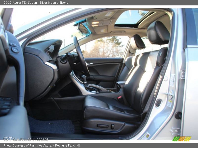 Silver Moon / Ebony 2012 Acura TSX Sedan