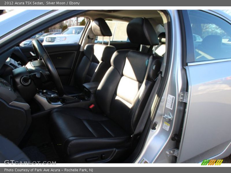 Silver Moon / Ebony 2012 Acura TSX Sedan