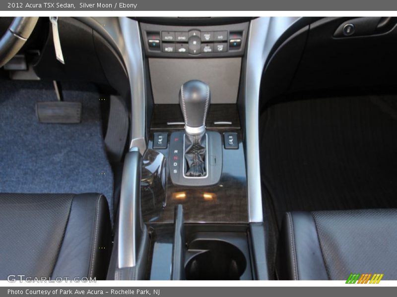 Silver Moon / Ebony 2012 Acura TSX Sedan