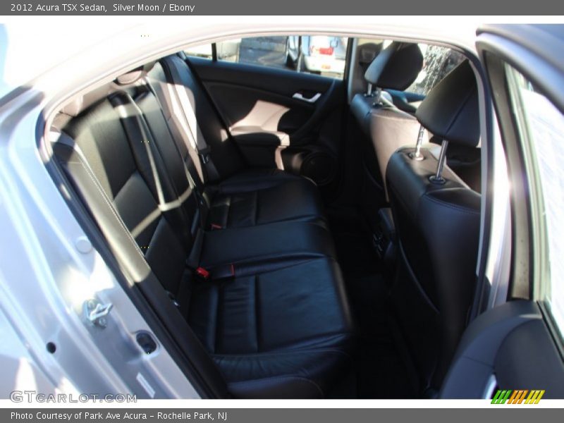 Silver Moon / Ebony 2012 Acura TSX Sedan
