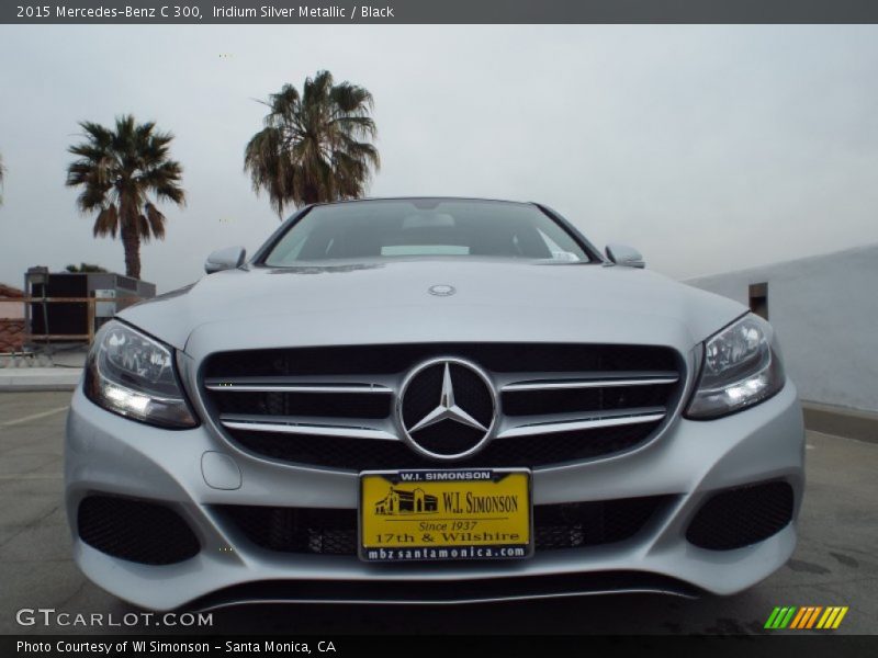 Iridium Silver Metallic / Black 2015 Mercedes-Benz C 300