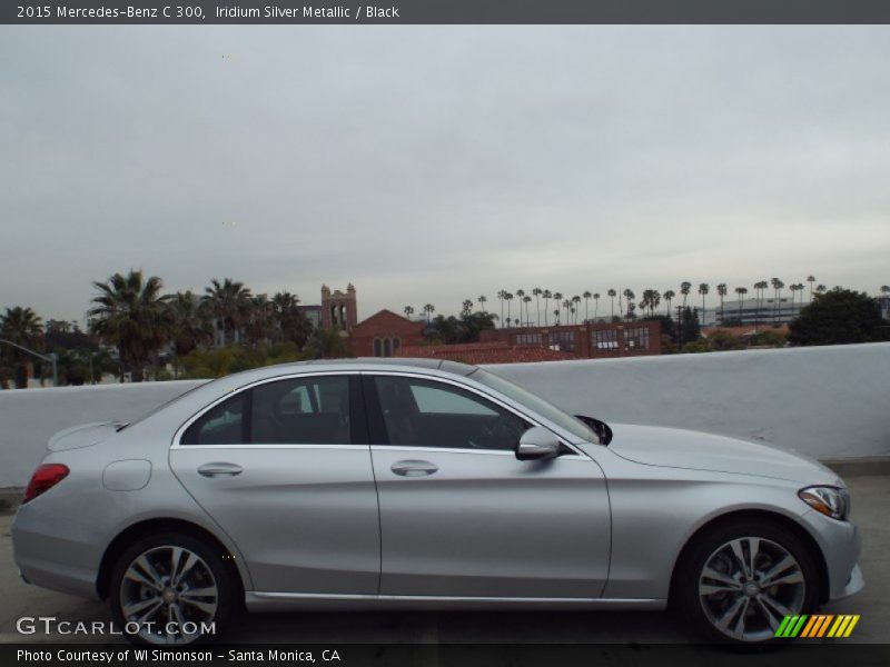 Iridium Silver Metallic / Black 2015 Mercedes-Benz C 300
