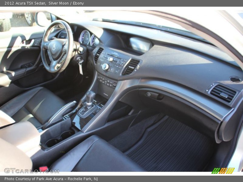 Silver Moon / Ebony 2012 Acura TSX Sedan