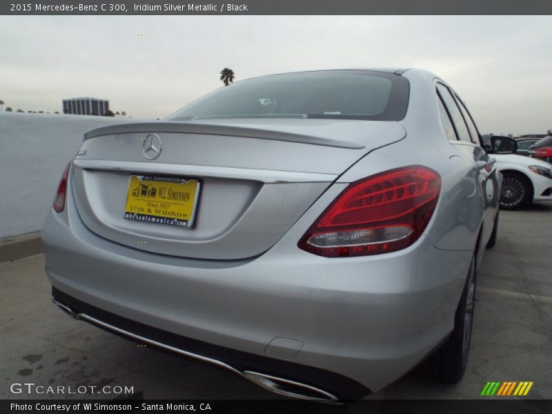Iridium Silver Metallic / Black 2015 Mercedes-Benz C 300