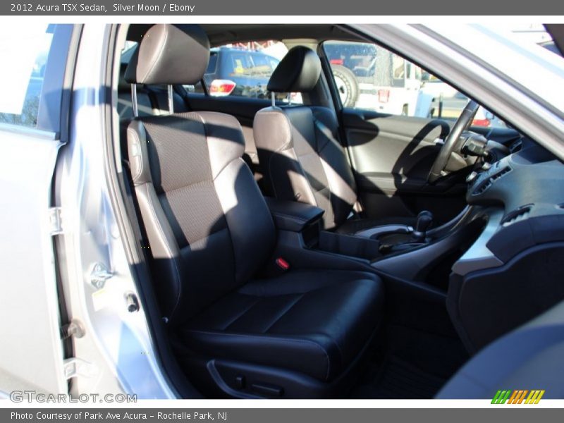 Silver Moon / Ebony 2012 Acura TSX Sedan