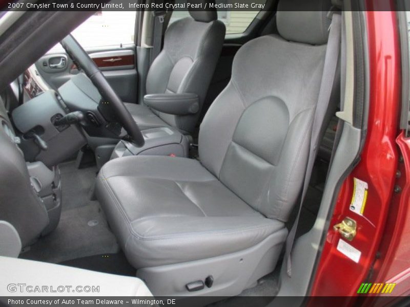 Inferno Red Crystal Pearl / Medium Slate Gray 2007 Chrysler Town & Country Limited