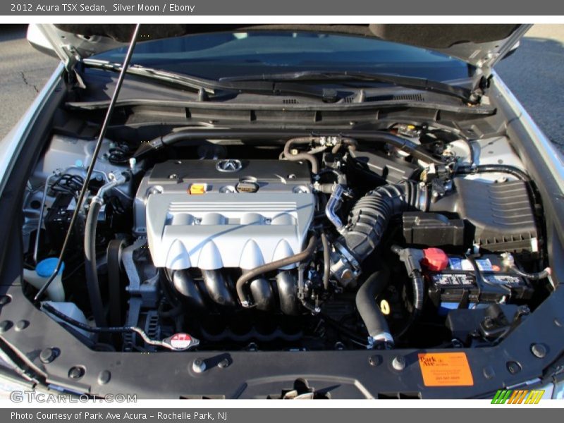Silver Moon / Ebony 2012 Acura TSX Sedan