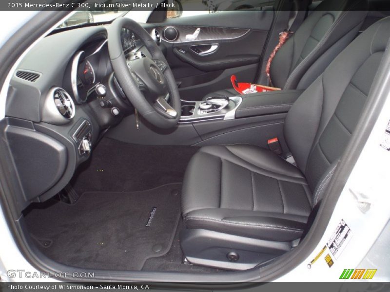 Iridium Silver Metallic / Black 2015 Mercedes-Benz C 300
