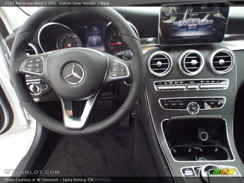 Iridium Silver Metallic / Black 2015 Mercedes-Benz C 300