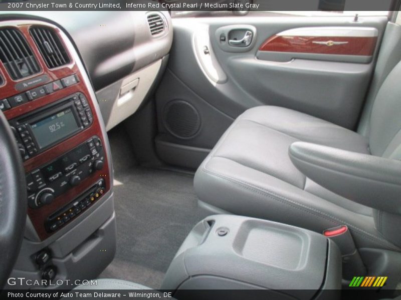 Inferno Red Crystal Pearl / Medium Slate Gray 2007 Chrysler Town & Country Limited