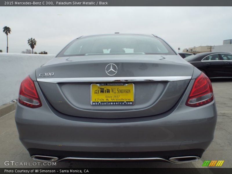 Paladium Silver Metallic / Black 2015 Mercedes-Benz C 300