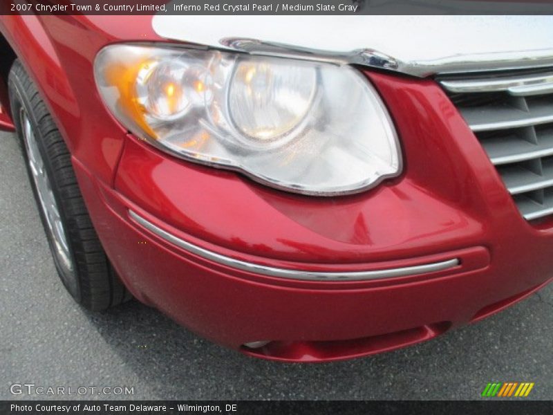 Inferno Red Crystal Pearl / Medium Slate Gray 2007 Chrysler Town & Country Limited