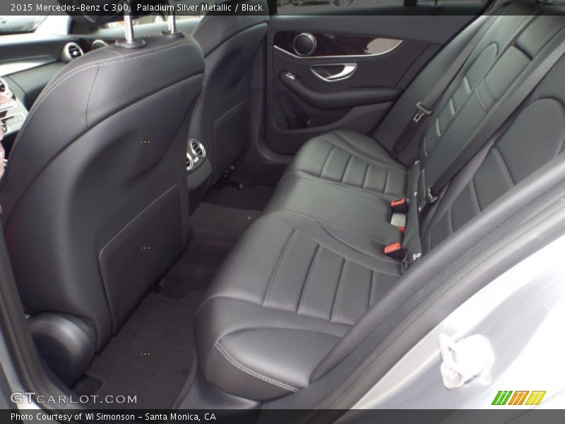 Paladium Silver Metallic / Black 2015 Mercedes-Benz C 300