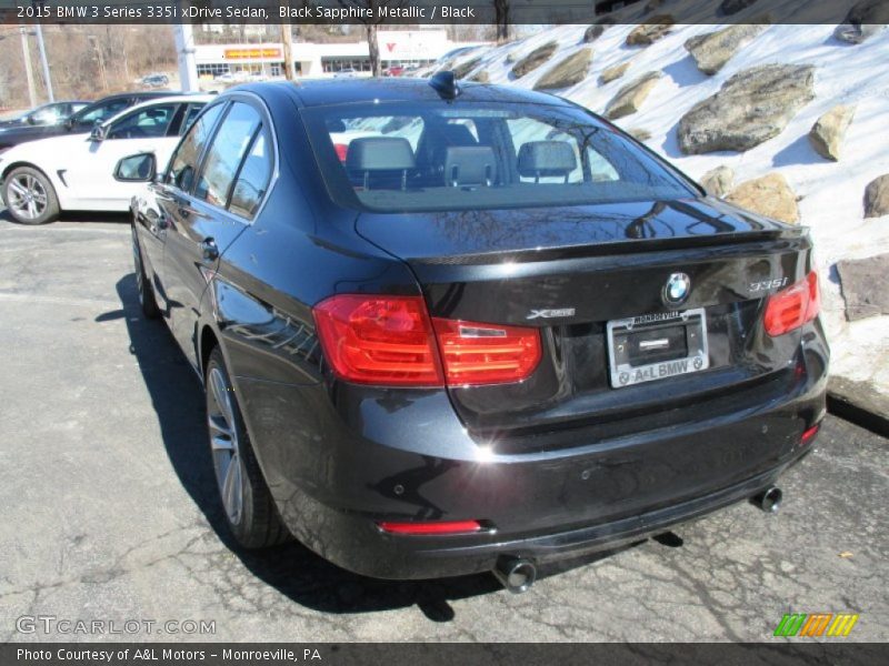 Black Sapphire Metallic / Black 2015 BMW 3 Series 335i xDrive Sedan