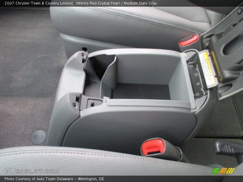 Inferno Red Crystal Pearl / Medium Slate Gray 2007 Chrysler Town & Country Limited