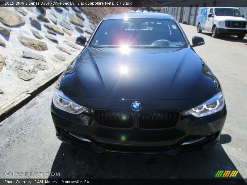 Black Sapphire Metallic / Black 2015 BMW 3 Series 335i xDrive Sedan