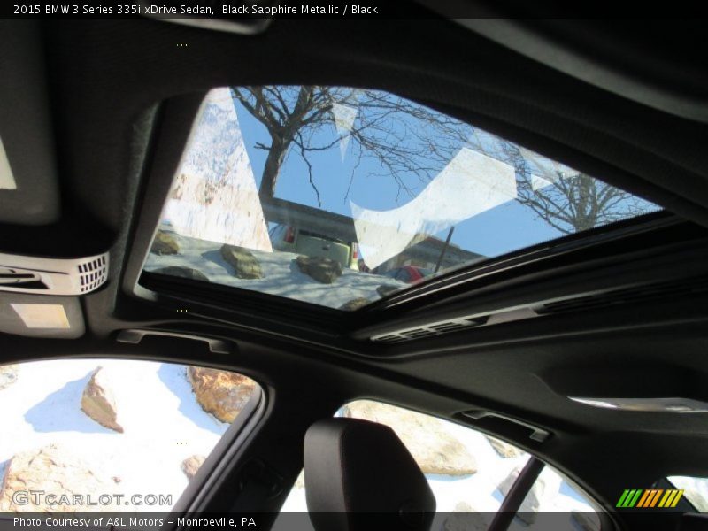 Sunroof of 2015 3 Series 335i xDrive Sedan