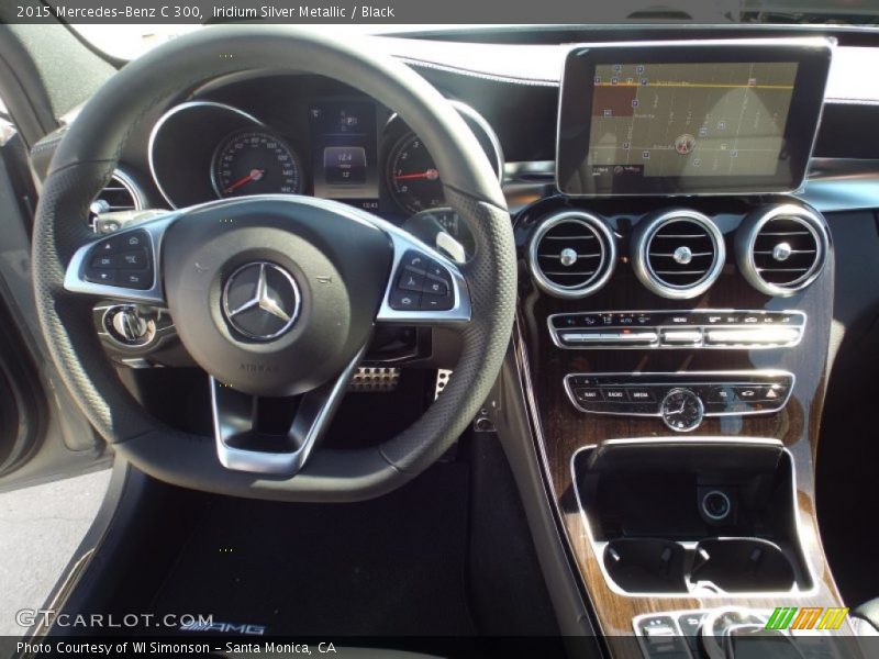 Iridium Silver Metallic / Black 2015 Mercedes-Benz C 300